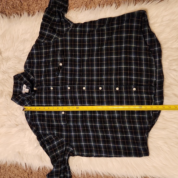 OLD NAVY THE BOYFRIEND SHIRT PLAID FLANNEL SIZE XL - Picture 4 of 4